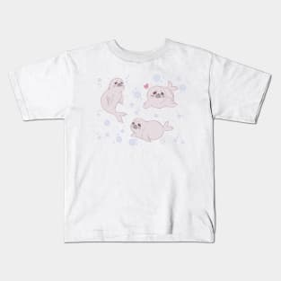 FFXIV - Salt and Pepper Seals [Light] Kids T-Shirt